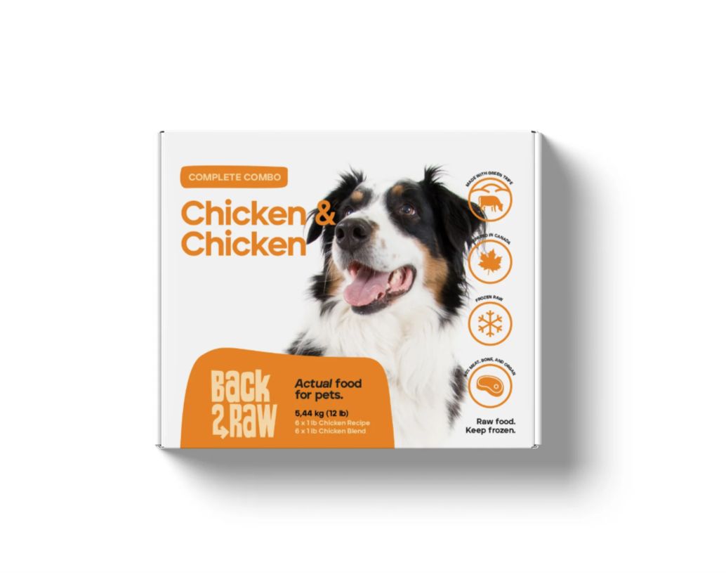 Back2Raw Complete Chicken Recipe &amp; Chicken Blend/Poulet, 12lb