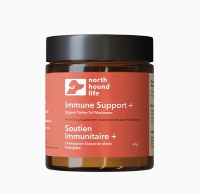 North Hound Life, Immune Support + Turkey Tail/Champignon queue-de-dinde, 40g