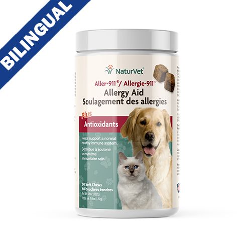NaturVet Allergy Aid/Soulagement des allergies, 60ct