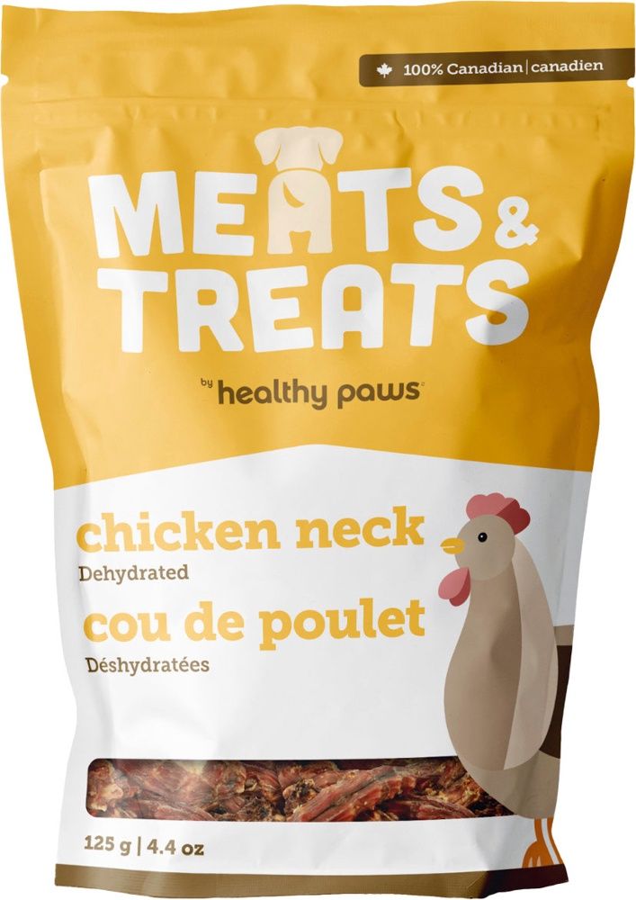 Healthy Paws Treats, Chicken Neck / Cou de poulet, 125g