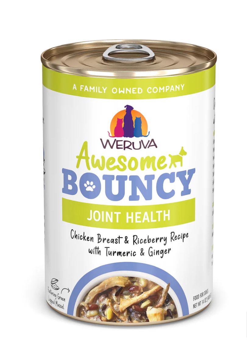 Weruva Dog Awesome Bouncy, Chicken &amp; Veg / Poulet, 14oz