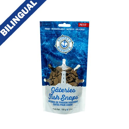 T&amp;T Fish Snaps Gently Baked Fish Treats for Dogs Small, 100g