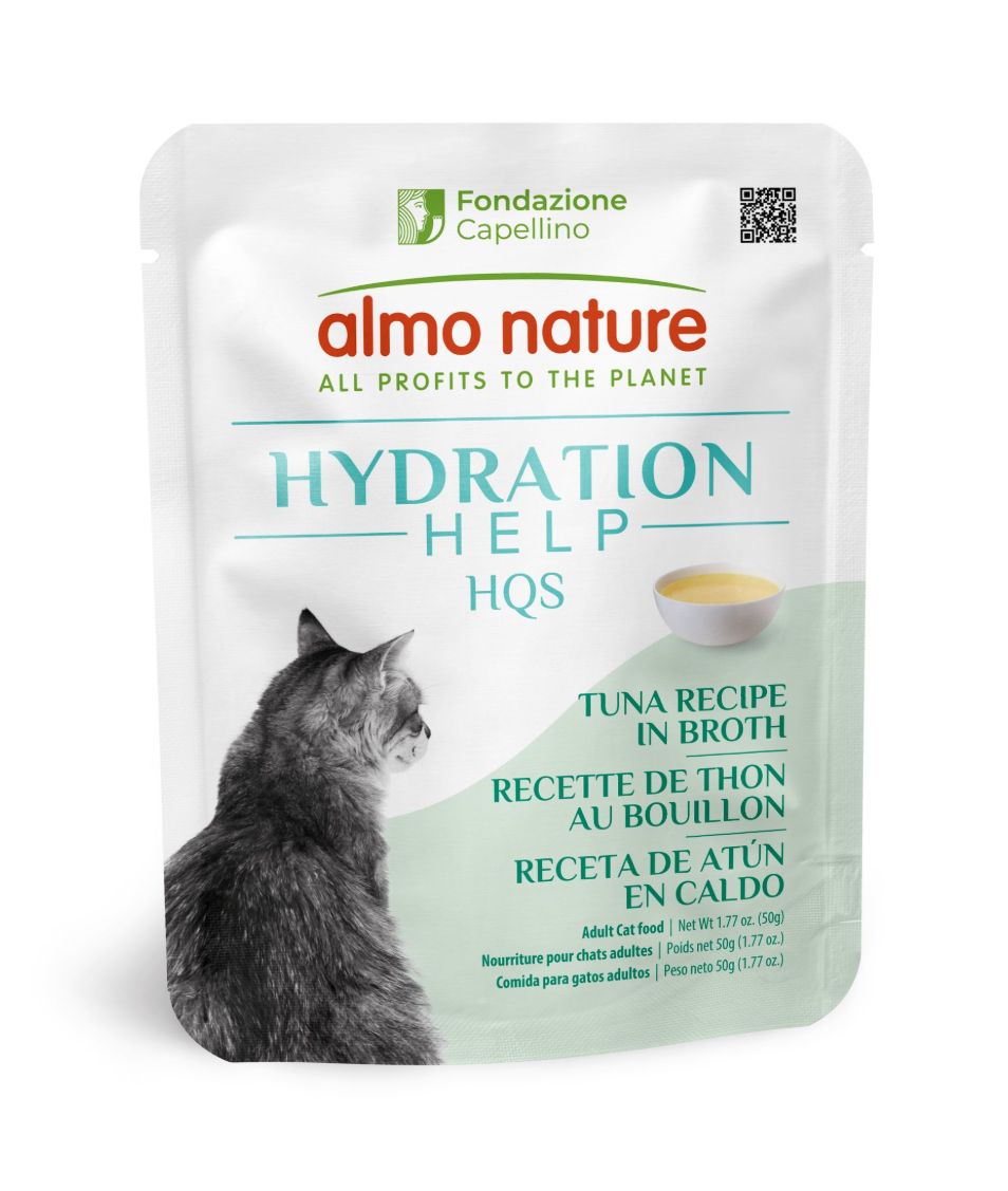Almo Nature HQS Hydration Help, Tuna &amp; Broth / Thon au bouillon, 50g