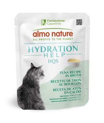 Almo Nature HQS Hydration Help, Tuna &amp; Broth / Thon au bouillon, 50g
