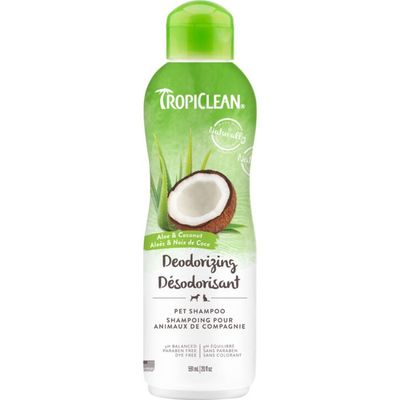 Tropiclean, Deodorizing Shampoo Aloe & Coconut/Shampoing désodorisant, 20 oz