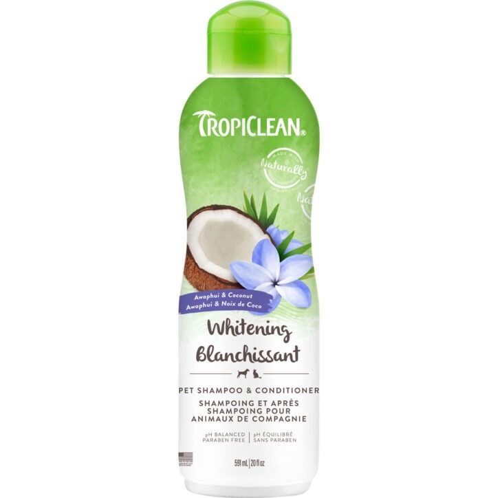 Tropiclean, Whitening Shampoo Awapuhi &amp; Coconut/Shampoing blanchissant, 20 oz