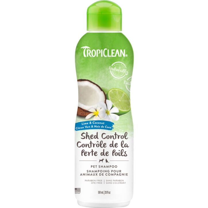 Tropiclean, Shed Control Shampoo Lime &amp; Coconut / Shampoing pour la mue, 20 oz