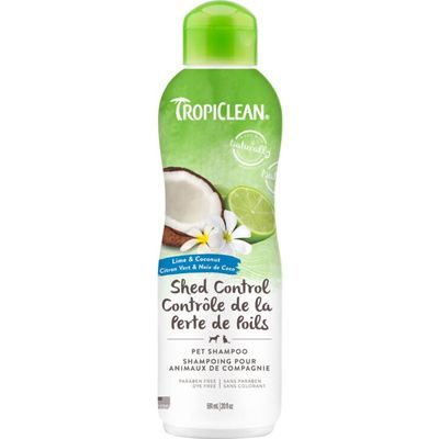 Tropiclean, Shed Control Shampoo Lime & Coconut / Shampoing pour la mue, 20 oz