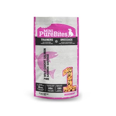 PureBites Mini Trainers, Salmon / Saumon, 49g