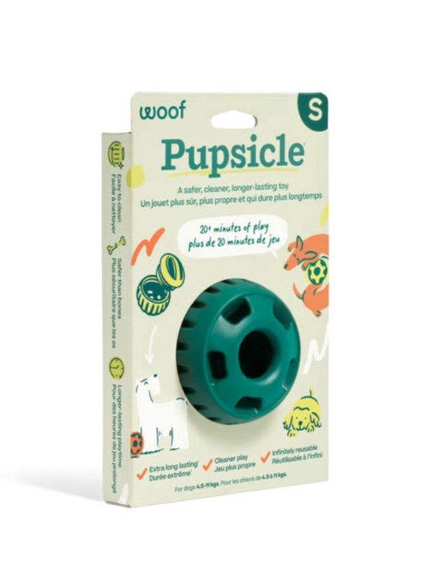 Woof Pet Pupsicle, Green Small/Vert petit