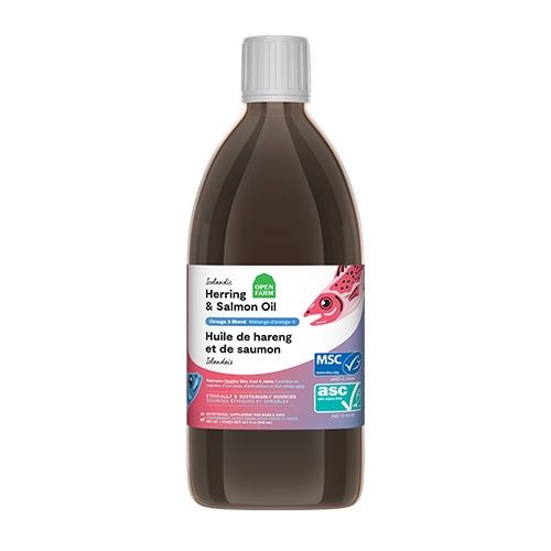 Open Farm® Icelandic Herring &amp; Salmon Oil for Dogs &amp; Cats 16oz