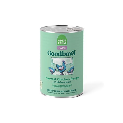 Open Farm Dog Can Goodbowl Pate, Chicken / Poulet pour chien, 354g