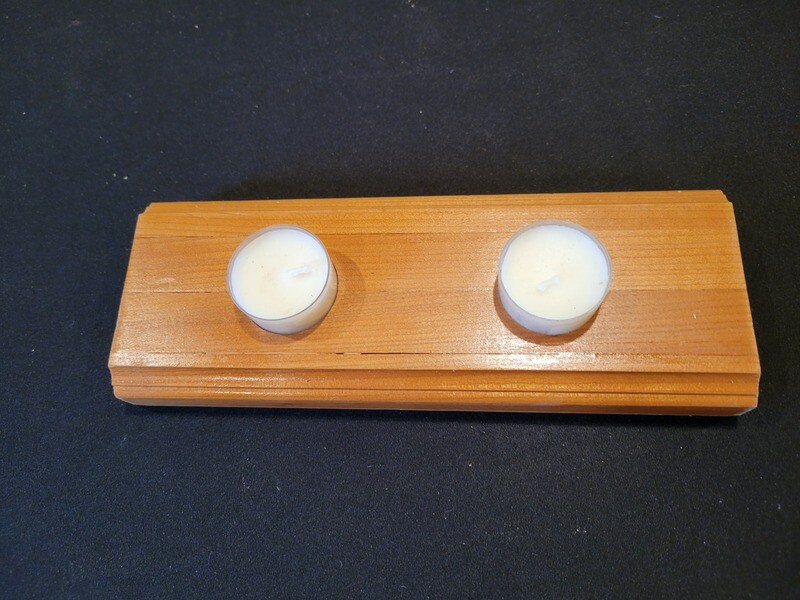 Tea Cup Candle Holders- Cherry 2 Candles  - Free Shipping