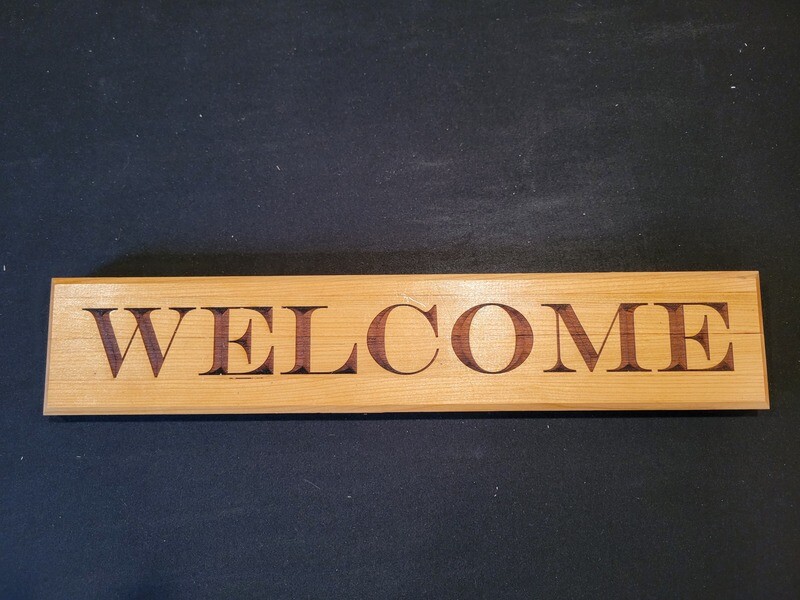 Sign - Welcome - Free Shipping