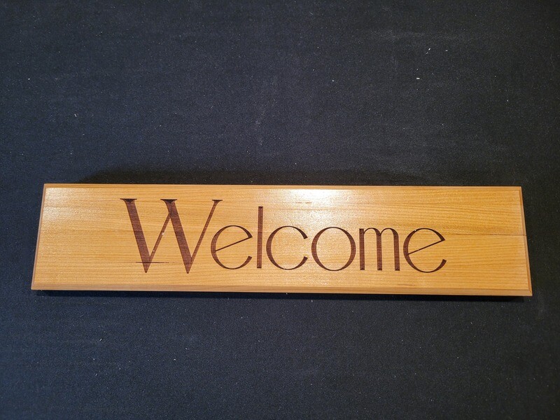 Sign - Welcome - Free Shipping