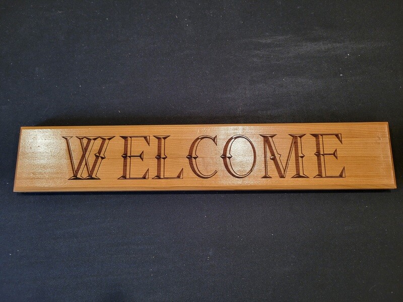 Sign - Welcome - Free Shipping