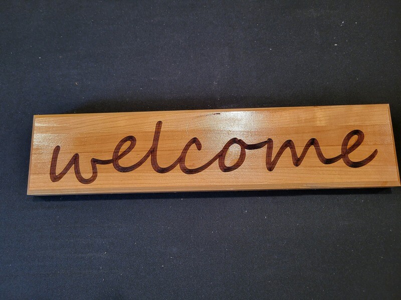 Sign - Welcome - Free Shipping