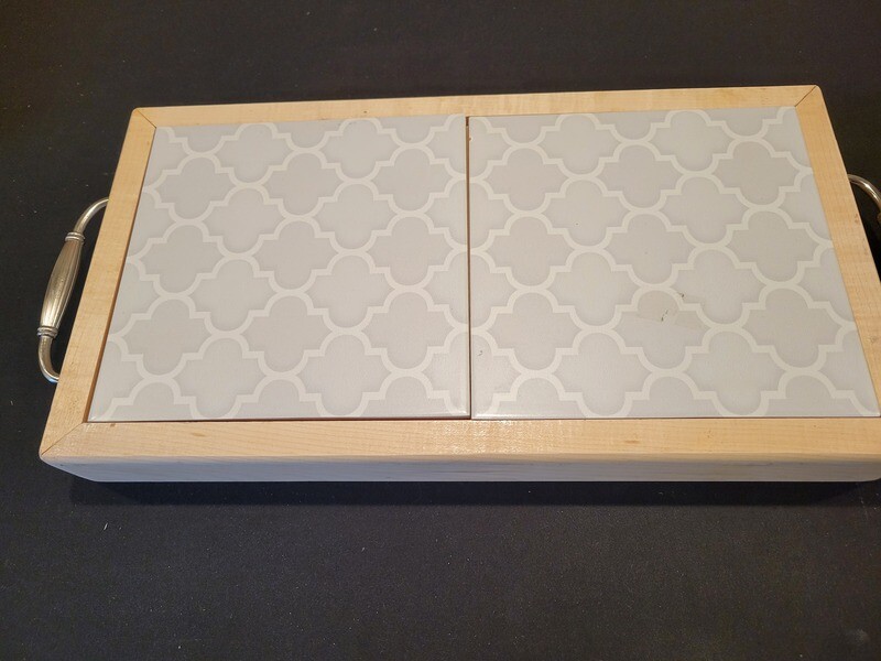Serving Tray - Maple & TIle - Free Shipping