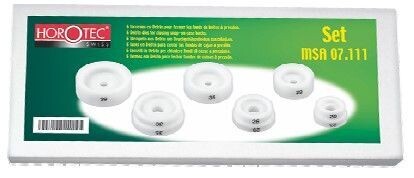 ASSORTIMENTO DI TASSELLI FORATI REVERSIBILI PER CHIUDERE LE CASSE CON FONDI A PRESSIONE, 6 PEZZI / Ø 20-23...40 mm