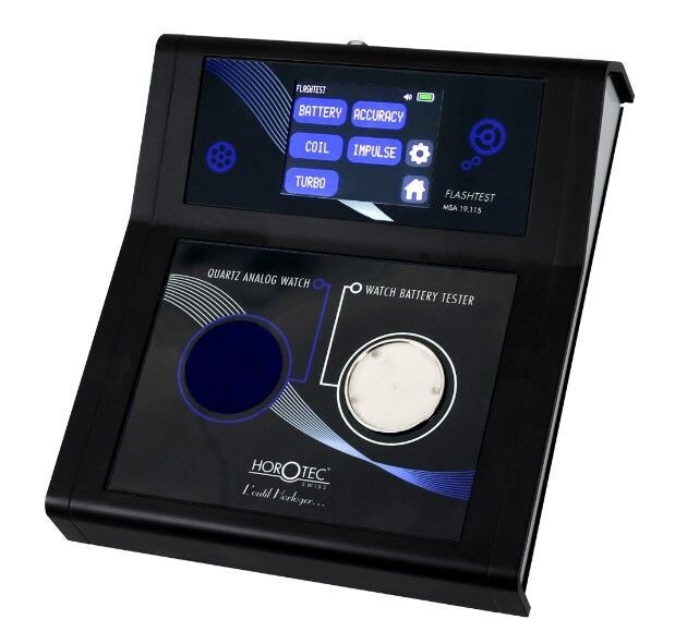 APPARECCHIO FLASHTEST PER IL CONTROLLO DEGLI OROLOGI E MECCANISMI AL QUARZO, DUAL 115 - 230 V