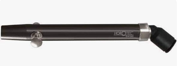 MATITA VUOTO HOROTEC IN ALLUMINIO ANODIZZATO NERO, CON RACCORDO 45° PER TUBO Ø 8 mm