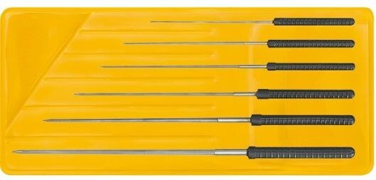ASSORTIMENTO DI ALLARGATOI HOROTEC PENTAGONALI CON MANICO DI PLASTICA, N° 46-52-55-60-66-72 / 6 PEZZI