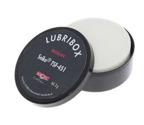 LUBRIBOX CON 2 CUSCINI IN SCHIUMA E GRASSO SEIKO TSF-451, 2 / Ø 60 mm