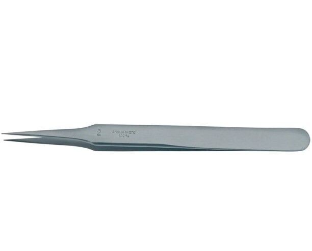 PINZETTA HOROTEC FORTE CON PUNTE FINE E PIATTE, N° 2 / ACCIAIO ANTIMAGNETICO 904L / L120 mm