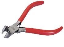 PINZA HOROTEC DI PRECISIONE DA TAGLIO FRONTALE CON BECCHI DIRITTI, MANICI CON PROTEZIONE PVC / TAGLIO NETTO / L115 mm / CON 2 MOLLE DI RITORNO