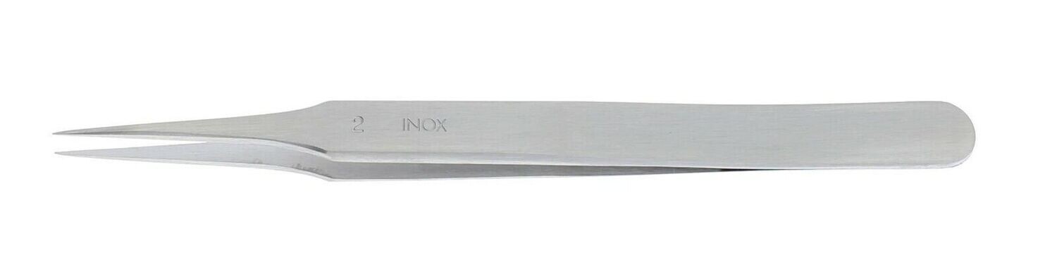 PINZETTA HOROTEC FORTE CON PUNTE FINE E PIATTE, N° 2 / ACCIAIO INOSSIDABILE / L120 mm