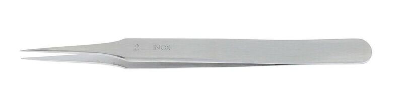 PINZETTA HOROTEC FORTE CON PUNTE FINE E PIATTE, N° 2 / ACCIAIO INOSSIDABILE / L120 mm