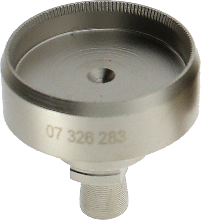 TASSELLO HOROTEC IN ACCIAIO PER APRIRE/CHIUDERE LE CASSE CON FONDI AVVITATI, Ø 28.3 mm