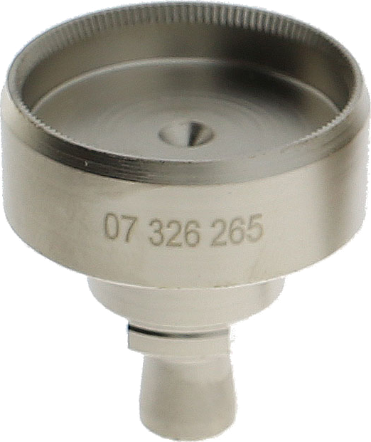 TASSELLO HOROTEC IN ACCIAIO PER APRIRE/CHIUDERE LE CASSE CON FONDI AVVITATI, Ø 26.5 mm