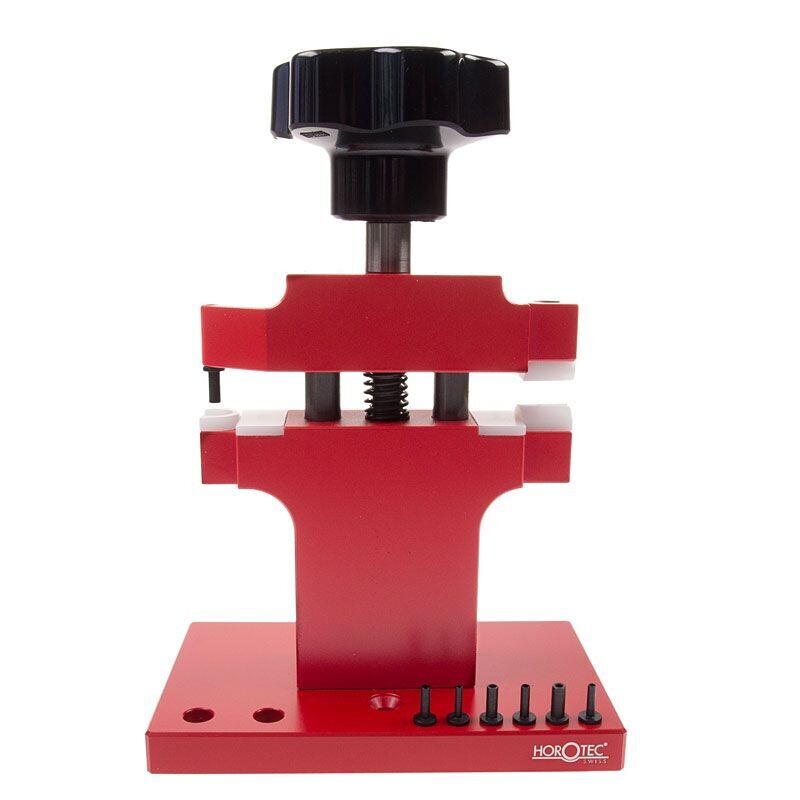 POTENZA HOROTEC PER INSERIRE/ESTRARRE PULSANTI E TUBI DI CORONE A PRESSIONE, CON 7 TASSELLI