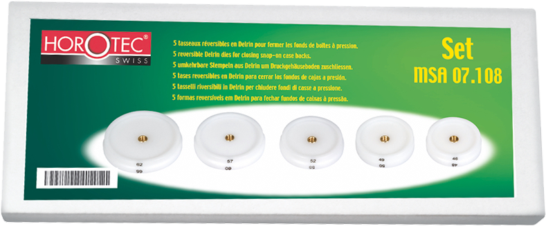 ASSORTIMENTO DI TASSELLI DA AVVITARE REVERSIBILI SPECIALE GRANDE DIAMETRO PER CHIUDERE LE CASSE CON FONDI A PRESSIONE, 5 PEZZI / Ø 46-48...62-65 mm ASSORTIMENTO DI TASSELLI DA AVVITARE REVERSIBILI SPECIALE GRANDE DIAMETRO PER CHIUDERE LE CASSE CON FONDI A PRESSIONE, 5 PEZZI / Ø 46-48...62-65 mm