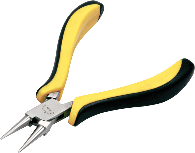 PINZA HOROTEC CON BECCHI TONDI, L130 mm / SENZA MOLLE DI RITORNO