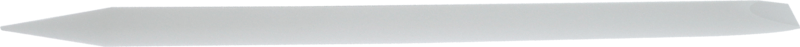 STECCO IN PLASTICA POM BIANCO ESTREMITÀ APPUNTITA/SMUSSATA, Ø 6 x L140 mm