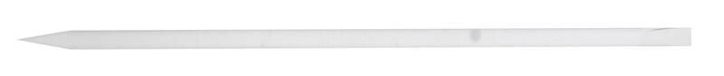 STECCO DI PLASTICA TRASPARENTE ESTREMITÀ APPUNTITA/SMUSSATA, Ø 4 x L150 mm