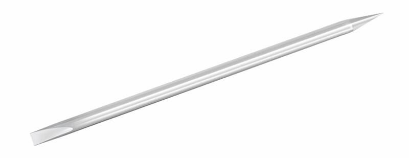 STECCO DI PLASTICA TRASPARENTE ESTREMITÀ APPUNTITA/SMUSSATA, Ø 5 x L150 mm