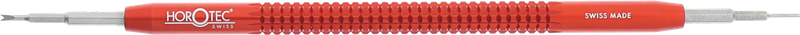 UTENSILE PER PIAZZARE E TOGLIERE LE ANSE- MANICO ALLUMINIO ANODIZZATO - COLORE ROSSO - DIAM.6MM X L.100MM - PUNTA DIAM. 0.8MM - LARGHEZZA FORCHETTA 1.20 MM UTENSILE PER PIAZZARE E TOGLIERE LE ANSE- MANICO ALLUMINIO ANODIZZATO - COLORE ROSSO - DIAM.6MM X L.100MM - PUNTA DIAM. 0.8MM - LARGHEZZA FORCHETTA 1.20 MM