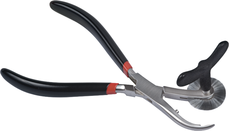 PINZA PER SEGARE ANELLI IN ACCIAIO CON MANICI IN PVC, L178 mm