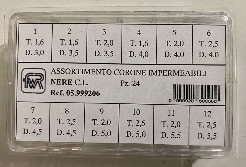 ASS. CORONE IMPERMEABILI NERE PZ.24 ASS. CORONE IMPERMEABILI NERE PZ.24