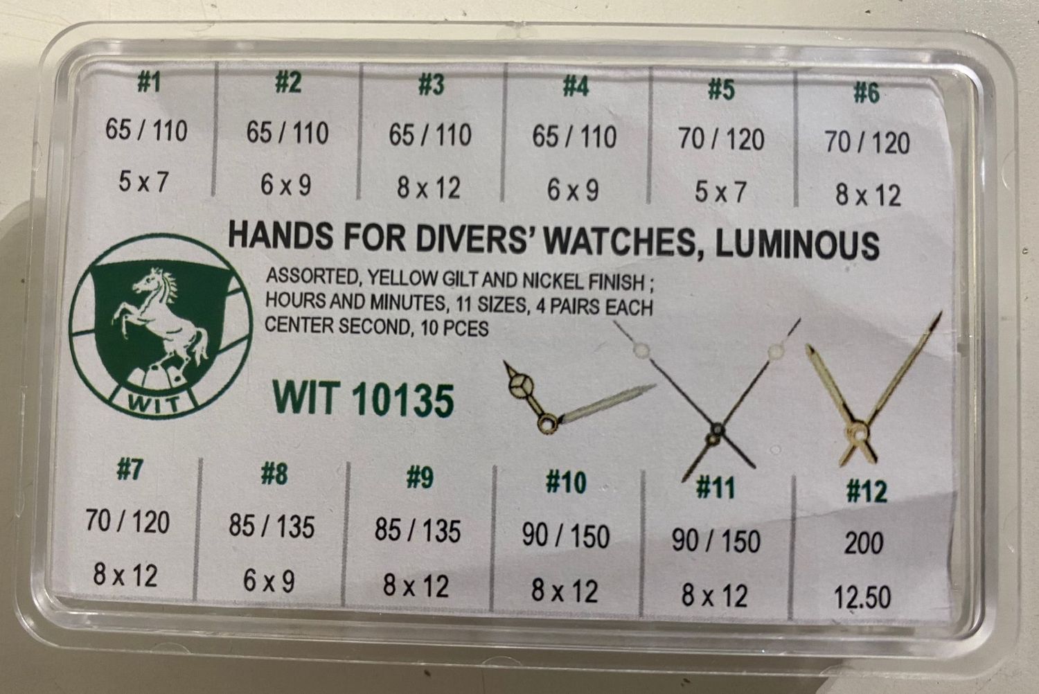 ASSORTIMENTO 44 COPPIE LANCETTE LUMINOSE