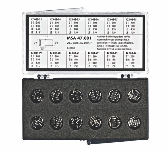 ASSORTIMENTO 144 TUBI PER CASSE IMPERMEABILI ASSORTIMENTO 144 TUBI PER CASSE IMPERMEABILI