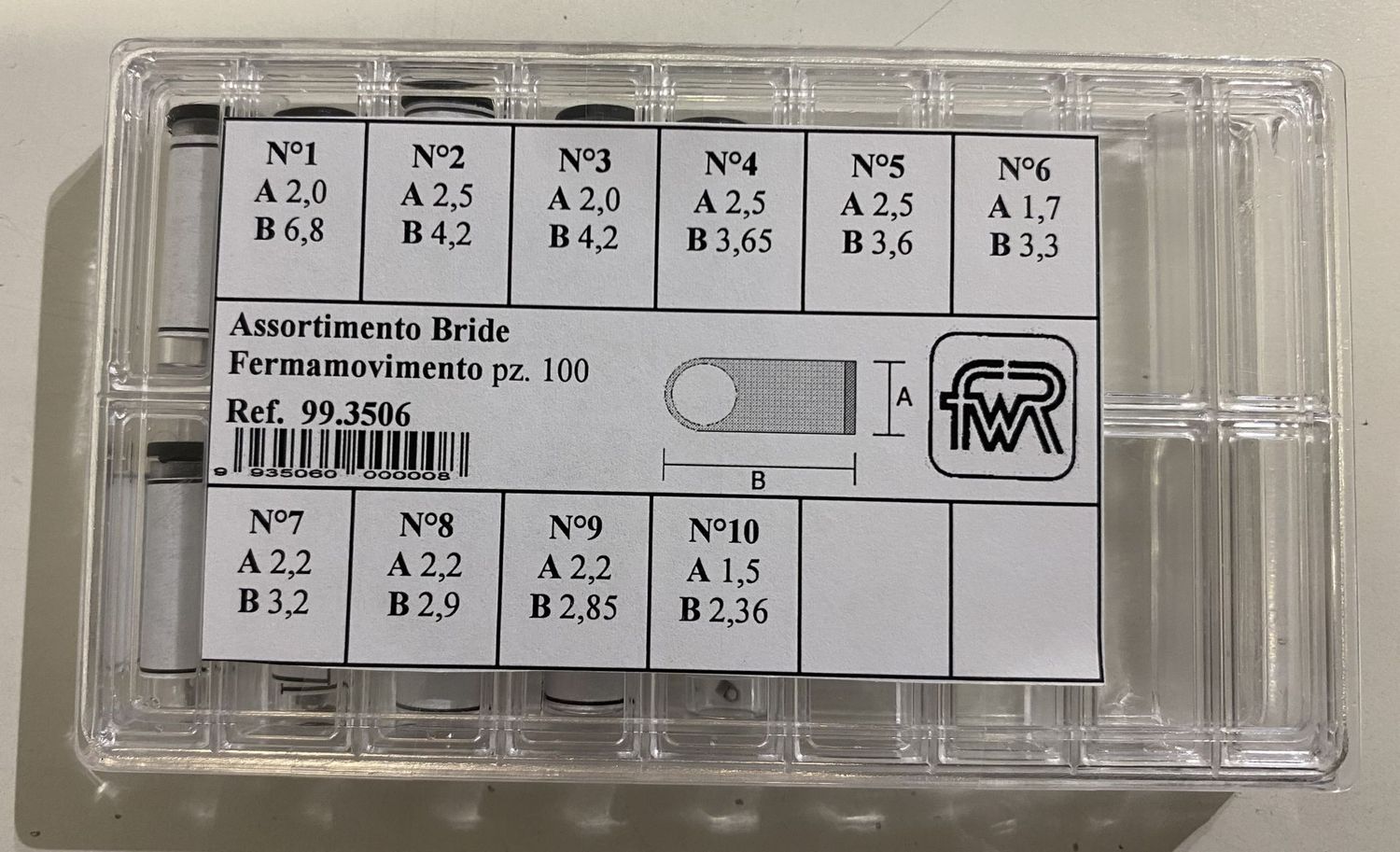 ASSORTIMENTO 100 BRIDE DI FISSAGGIO FERMAMOVIMENTO ASSORTIMENTO 100 BRIDE DI FISSAGGIO FERMAMOVIMENTO