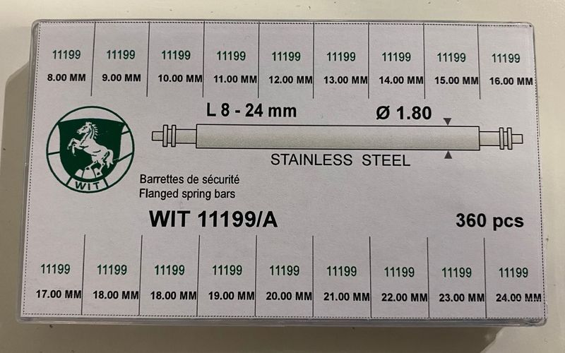 ASSORTIMENTO 360 ANSE A MOLLA ACCIAIO DIAMETRO MM.1,80