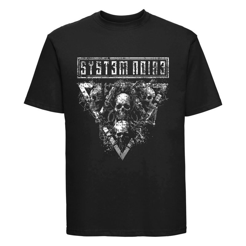 T-Shirt System Noire Cyber Punk