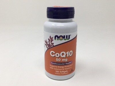 CoQ10 50mg 100sg (Now 3193)