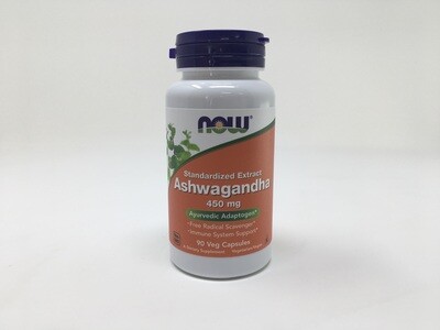 Ashwagandha 450 mg 90 cap (Now 4603)