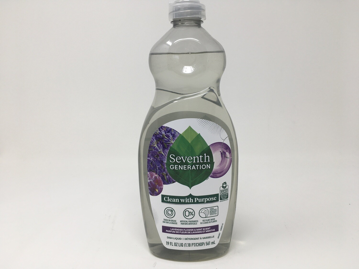 Dish Soap Lav. and Mint 19oz (Seventh Generation)